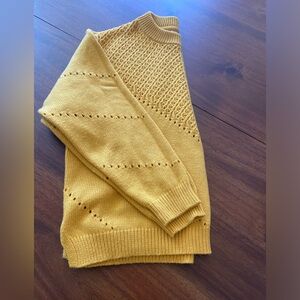 Marine Layer Crewneck Sweater Mustard Small